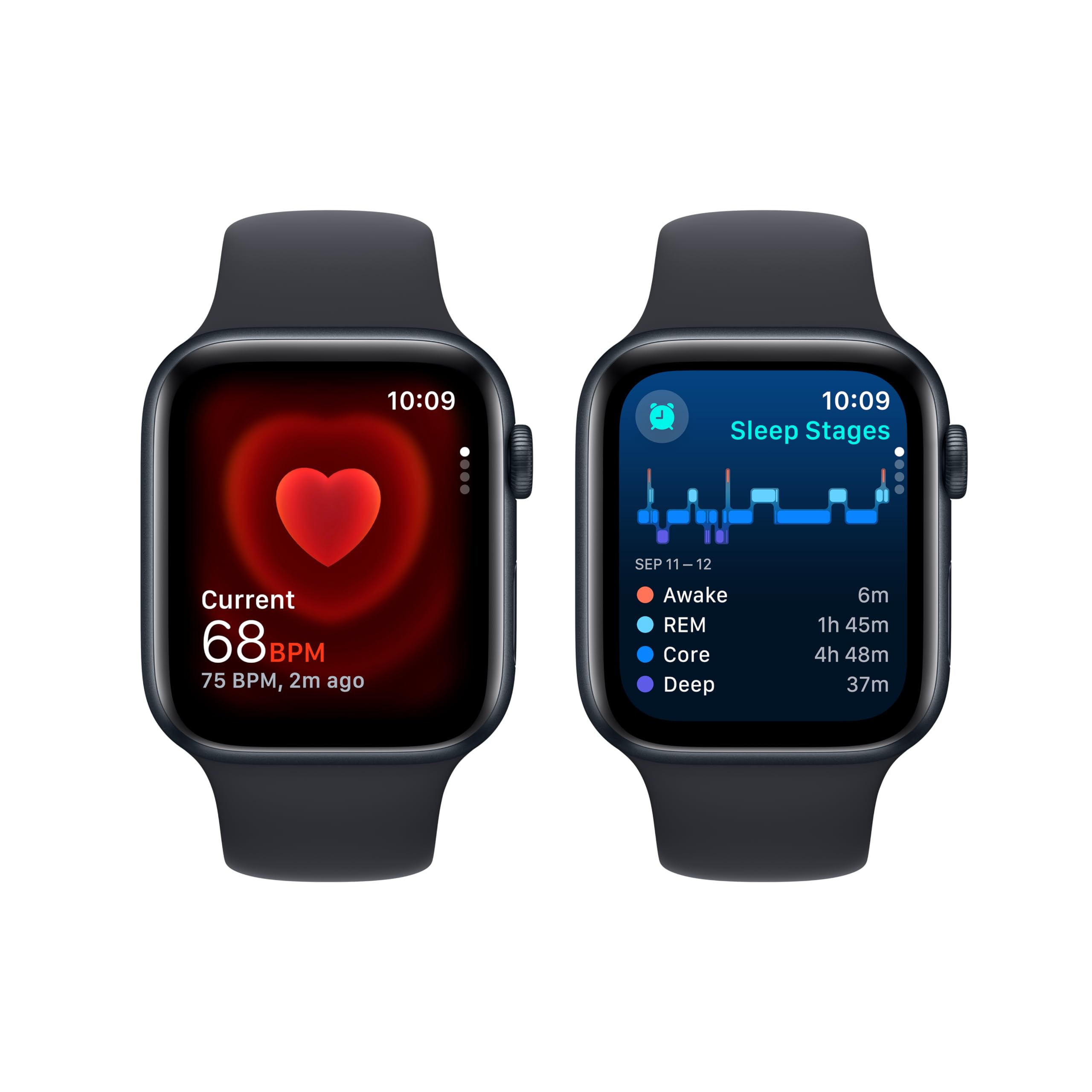 Apple Watch SE (2nd Gen) GPS 44mm: Smartwatch with Starlight Aluminum Case and Sport Band. Fitness & Sleep Tracker, Crash Detection, Heart Rate Monitor
