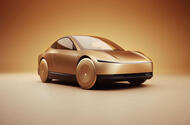 Tesla Cybercab front quarter tracking Tesla Cybercab front quarter tracking