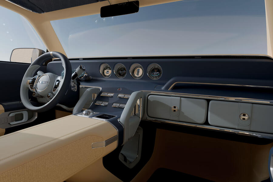 Genesis X Gran Equator dashboard