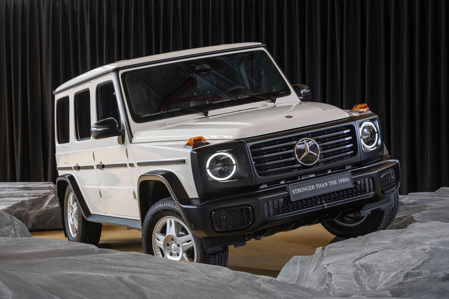 Mercedes-Benz G450d Stronger than the 1980s front – beige