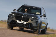 BMW X7 front quarter tracking BMW X7 front quarter tracking