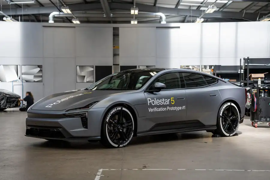 Polestar 5 prototype front quarter static