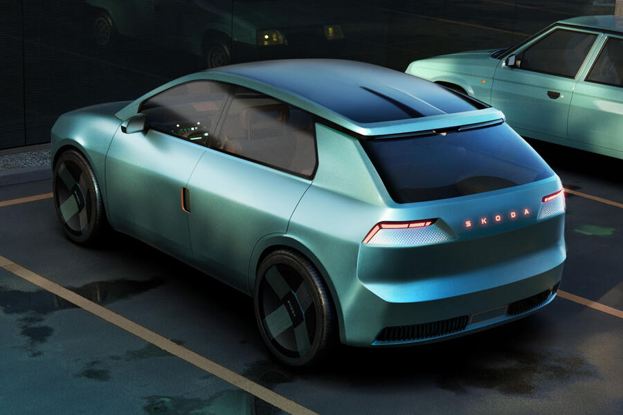 Skoda Favorit reimagined render – rear