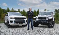 Antonio Filosa with Jeep Wrangler and Grand Wagoneer Antonio Filosa with Jeep Wrangler and Grand Wagoneer