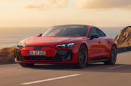 Audi E tron GT Quattro front quarter tracking