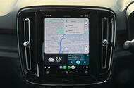 Android Auto main screen Android Auto main screen