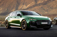 Audi RS6 2026 EV render Autocar front quarter