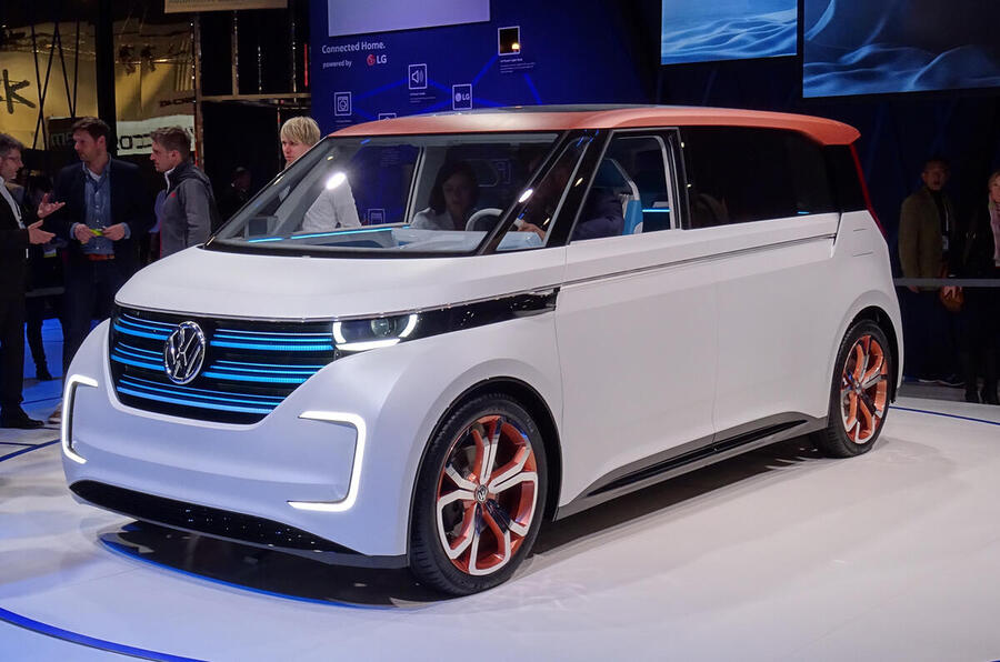 VW Budd-E concept at CES 2016