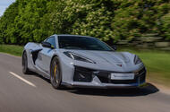 Chevrolet Corvette E Ray 2025 front quarter tracking