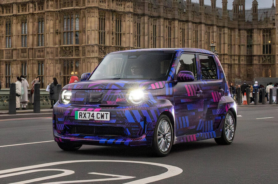 Honda Super EV Concept in camo