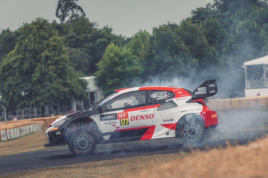Toyota GR Yaris WRC at Goodwood Festival of Speed 2023