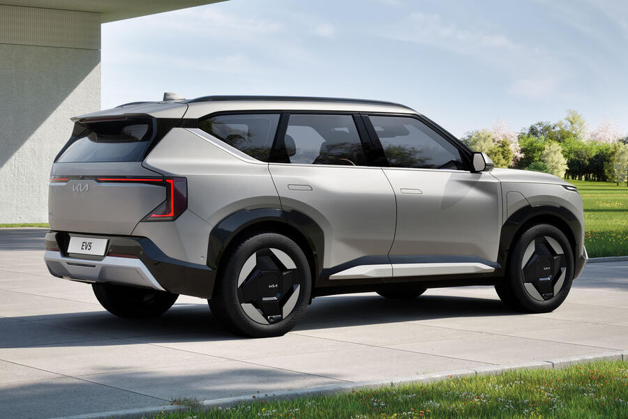 Kia EV5 rear quarter static