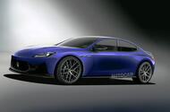 Maserati Quattroporte 2027 Autocar render front quarter Maserati Quattroporte 2027 Autocar render front quarter