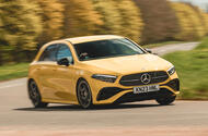 Mercedes Benz A Class front quarter tracking