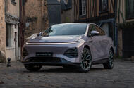 2025 Xpeng G6 in Le Mans village front quarter 2025 Xpeng G6 in Le Mans village front quarter
