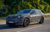 BMW iX5 Hydrogen front quarter tracking BMW iX5 Hydrogen front quarter tracking