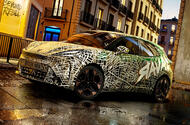 Cupra Raval camo official front quarter static