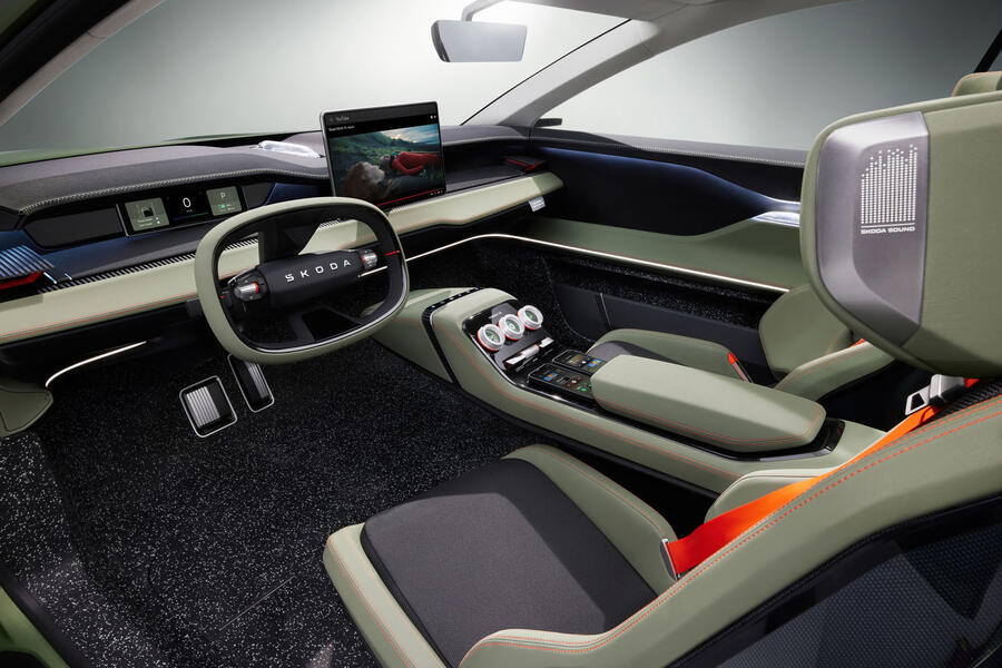 Skoda Vision 7S interior
