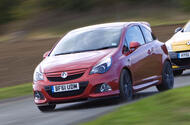 Vauxhall Corsa VXR Nurburgring front quarter cornering