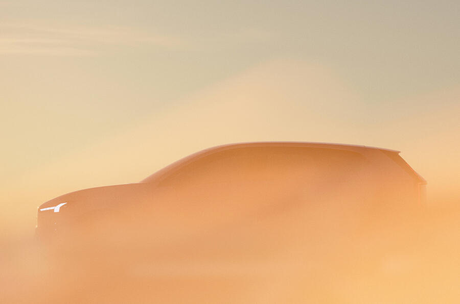 Volvo EX60 teaser – side