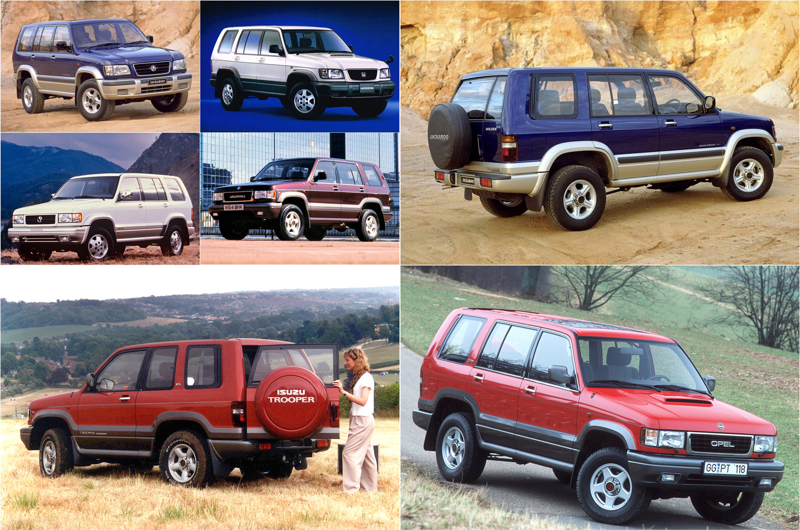 Isuzu Trooper (1991) – 11 MODELS