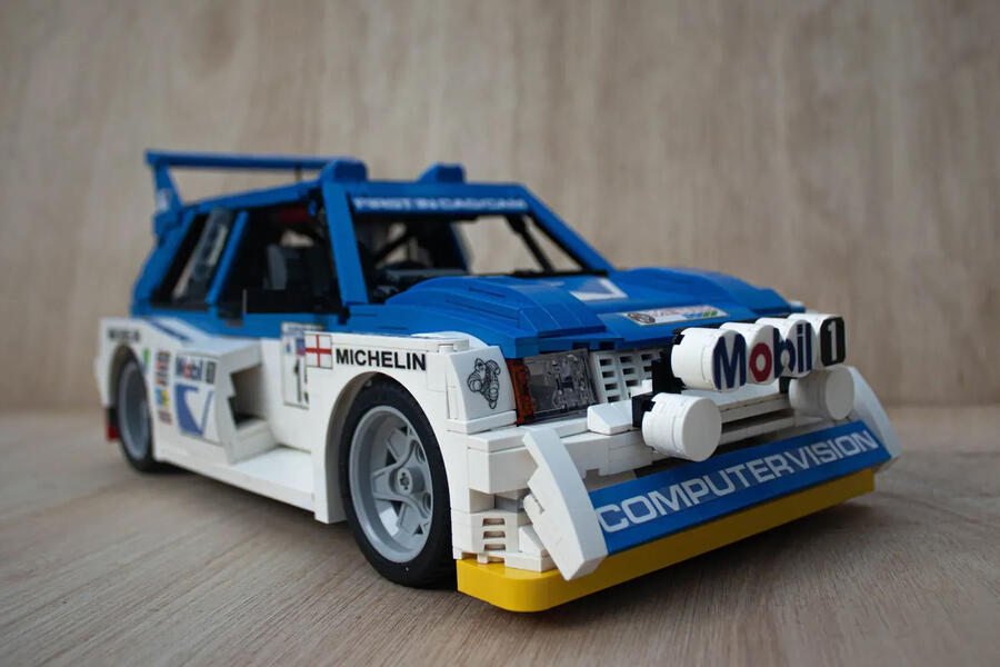 Dave Collins' MG Metro 6R4 made from Lego