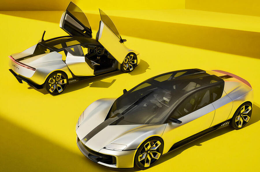 Autocar's proposal for a 2+2 Lotus EV