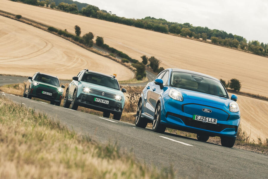 Mini Aceman, Renault 4 and Ford Puma Gen-E