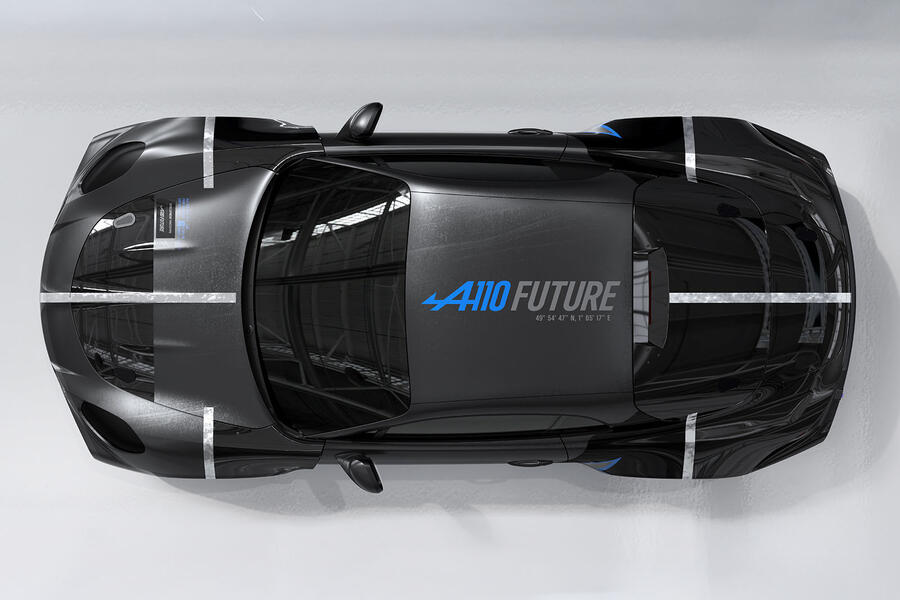 Alpine A110 Future – plan view