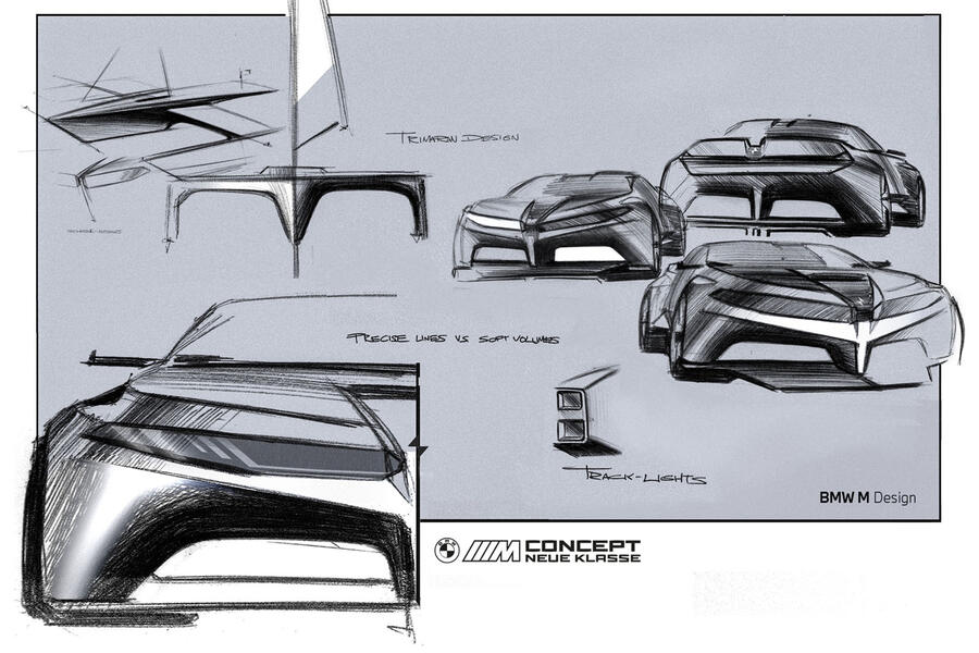 BMW M Concept Neue Klasse sketches