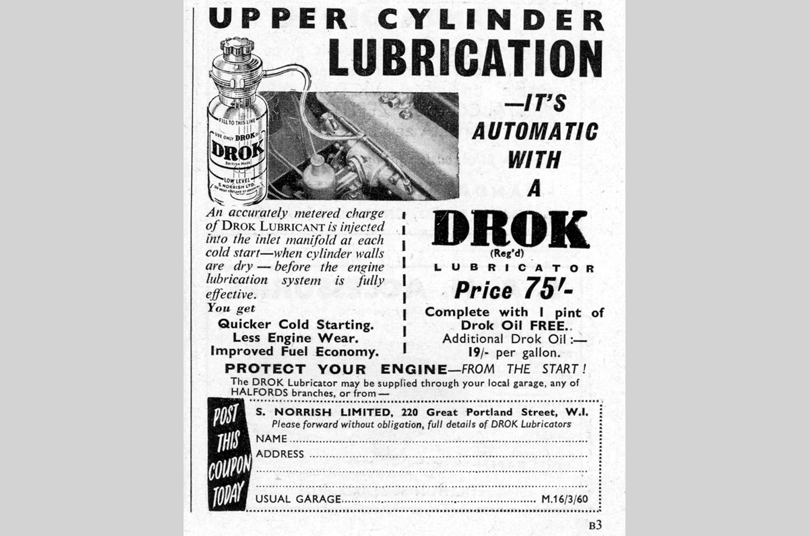 Drok lubricator