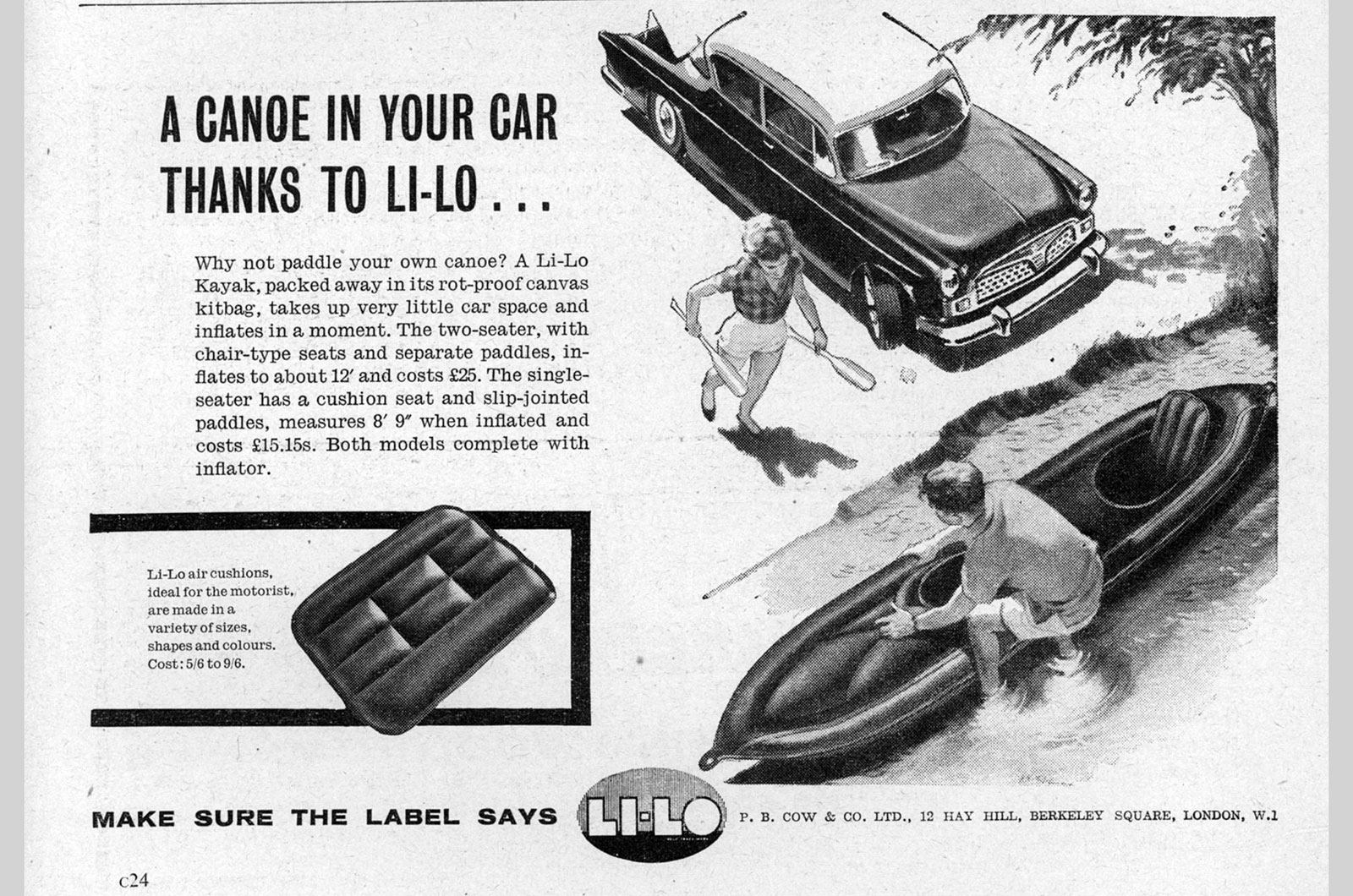 Li-Lo canoe