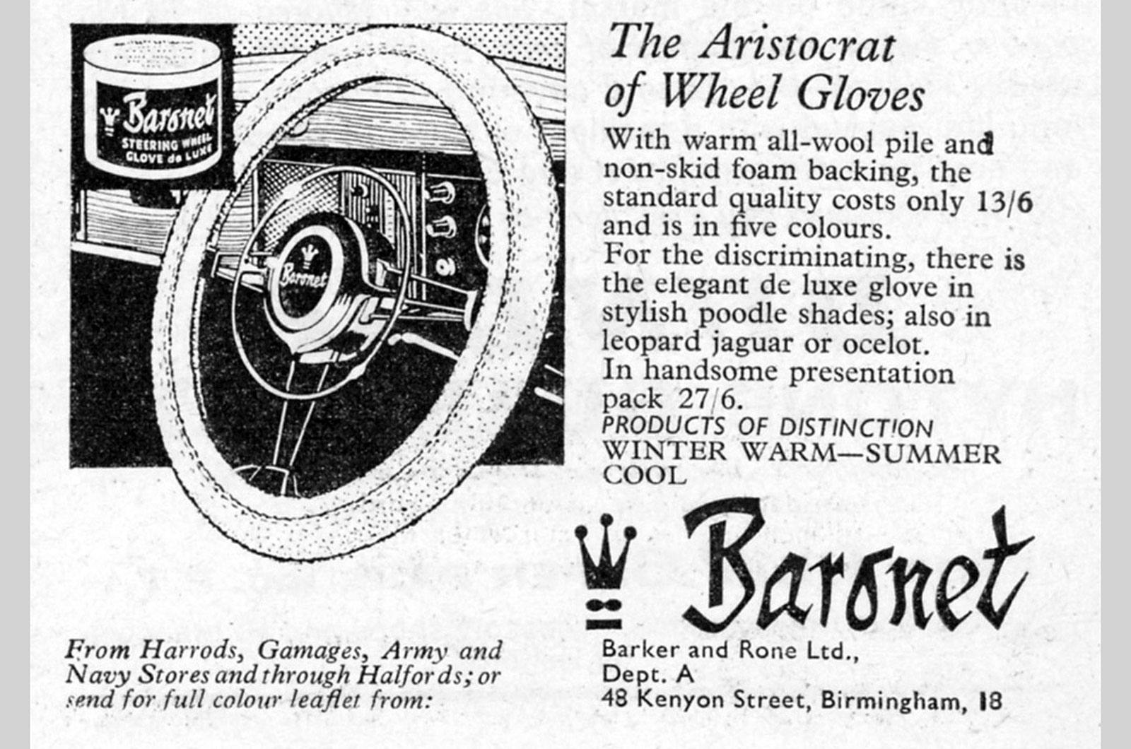 Baronet wheel glove