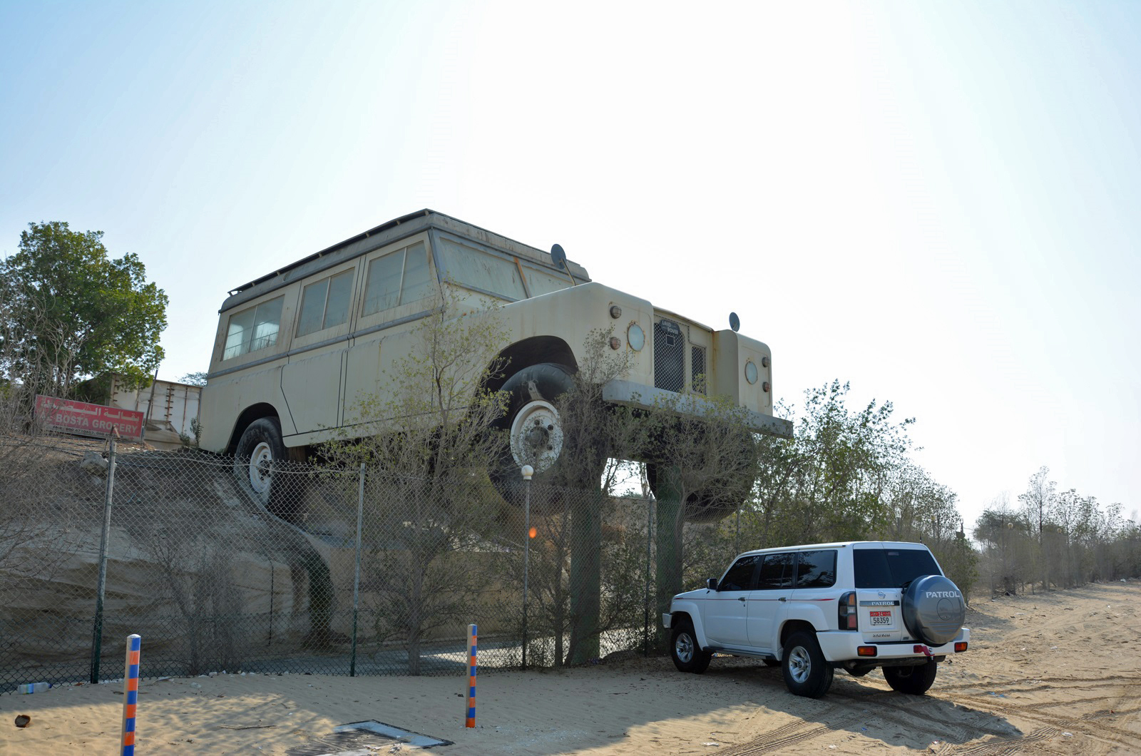 The giant Land Rover