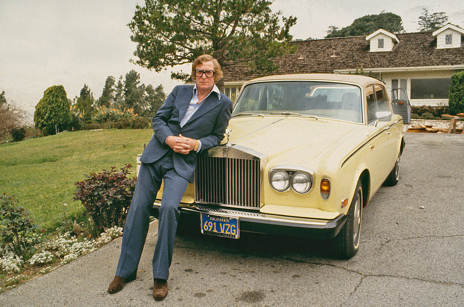 Michael Caine - Rolls-Royce Silver Shadow