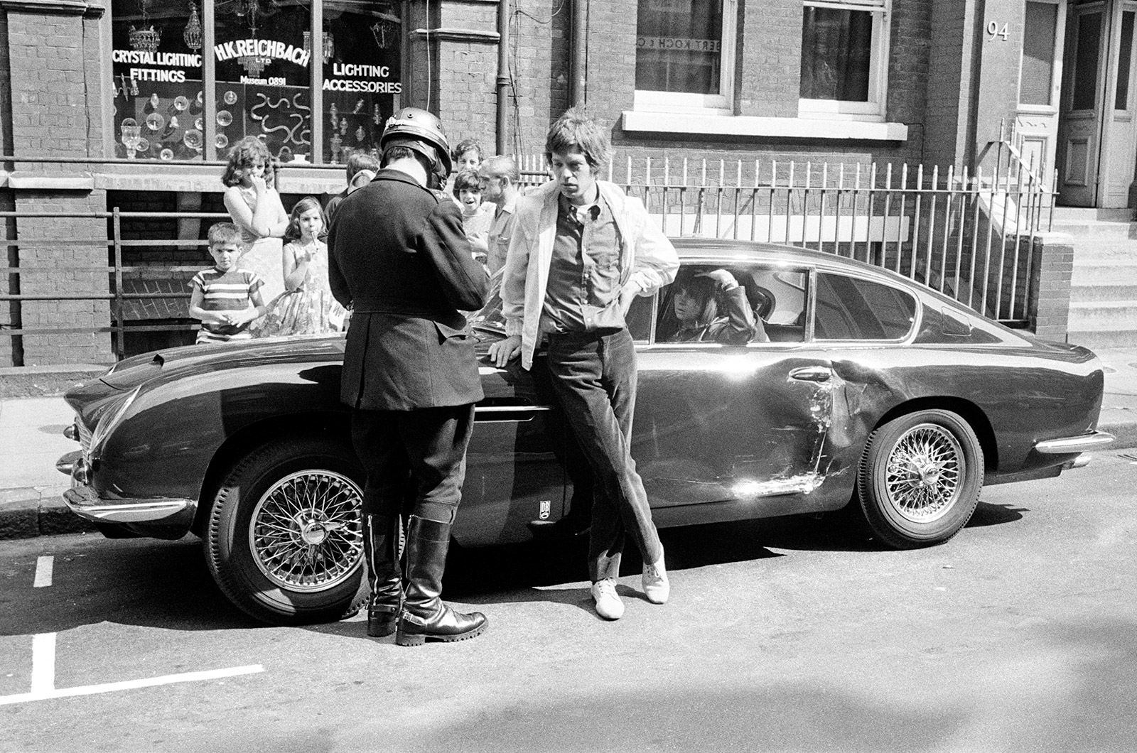 Mick Jagger - Aston Martin DB6