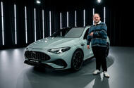 Charlie Martin with Mercedes AMG CLA 45