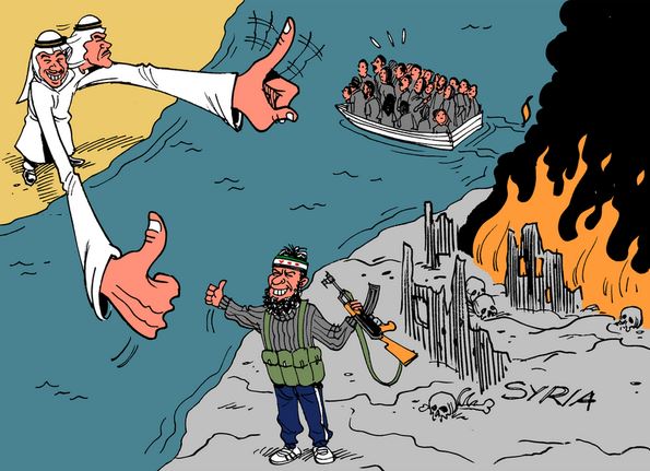 Gulf crisis continues to fuel the fire in Syria and Iran continues