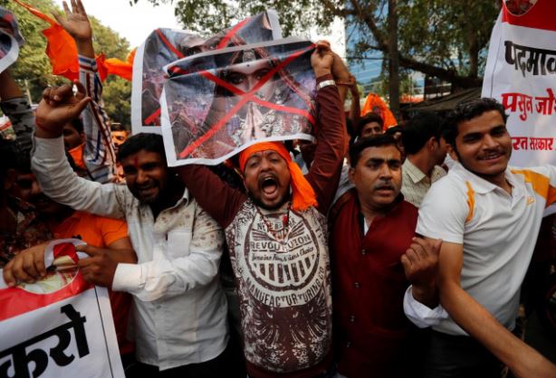 Hundreds go on rampage against ‘Padmaavat’ rampage