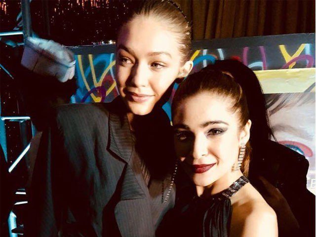 Ayesha Omar met Gigi Hadid at New York Fashion Week Gigi Hadid