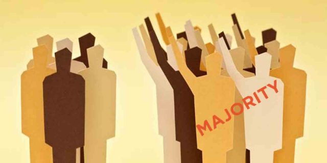 Is Democracy merely rule of the majority Majority
