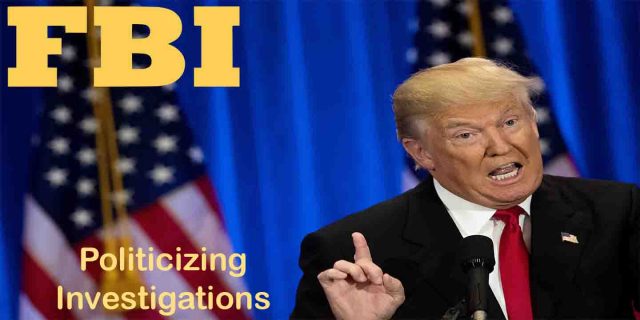 Trump fights against deep state accusing it of politicizing investigations politicizing