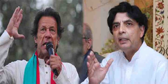 Imran open to Chaudhry Nisar joining PTI Chaudhry Nisar