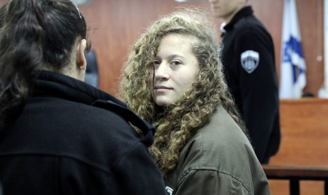 Palestinian teen Ahed Tamimi undergoes trial behind closed doors Ahed Tamimi