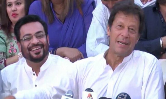 Imran Khan and Amir Liaqat
