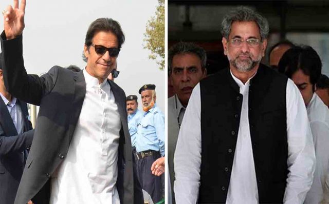 Imran hits out at PM Abbasi over criticism of Senate chairman Senate chairman