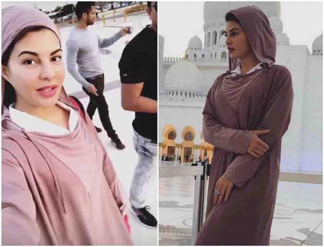 Jacqueline Fernandez visits Sheikh Zayed Grand Mosque in Abu Dhabi Jacqueline Fernandez
