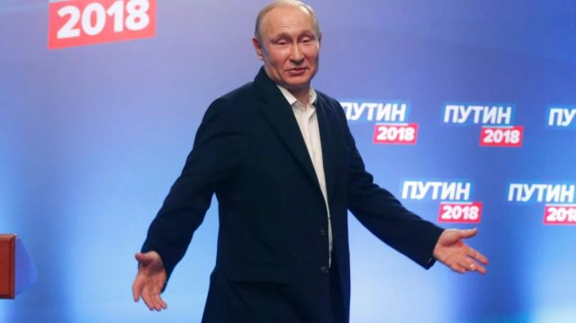 Putin wins again Putin wins again