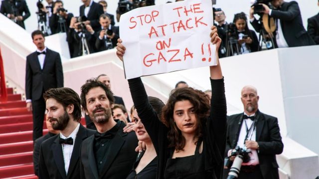 ‘Stop the Attack on Gaza’: Lebanese star protested at Cannes Film Festival Gaza