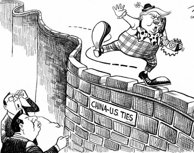 Trump dampens chances of trade deal with China trade